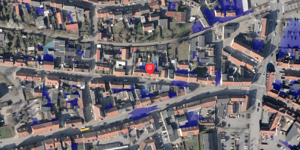 Ekstrem regn på Vestergade 14, 6100 Haderslev