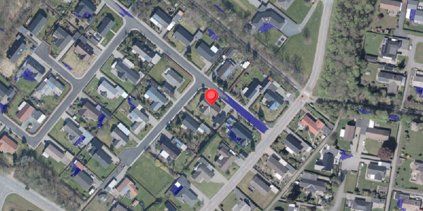Ekstrem regn på Irisvej 3, 6520 Toftlund