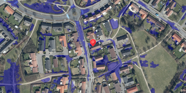 Ekstrem regn på Markskellet 21, 7190 Billund