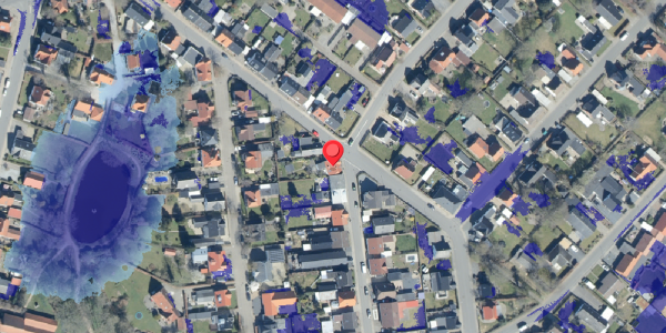 Ekstrem regn på Elmegade 21, 6740 Bramming