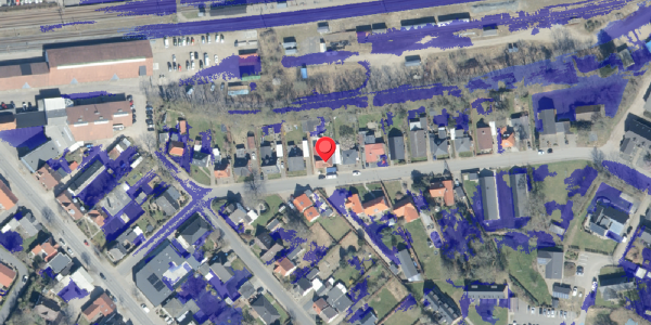 Ekstrem regn på Hellesvej 15, 6740 Bramming