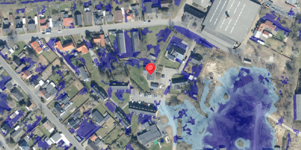 Ekstrem regn på Hellesvej 26, 6740 Bramming