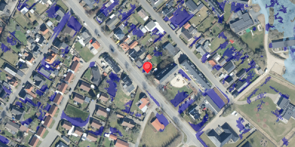 Ekstrem regn på Ribevej 31, 6740 Bramming