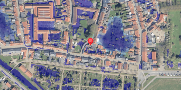 Ekstrem regn på Bispegade 29, 6760 Ribe