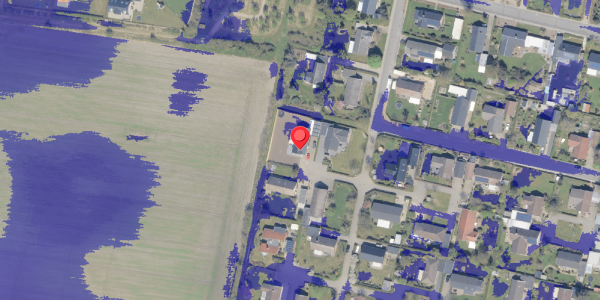 Ekstrem regn på Engdraget 8, 6760 Ribe