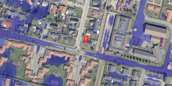 Ekstrem regn på Falkevej 2, 6760 Ribe