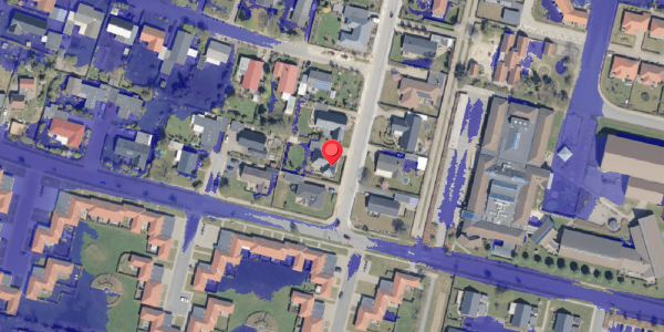 Ekstrem regn på Falkevej 3, . , 6760 Ribe