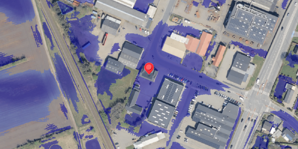 Ekstrem regn på Industrivej 7, 6760 Ribe
