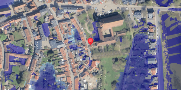 Ekstrem regn på Klostergade 1, 6760 Ribe