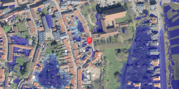 Ekstrem regn på Klostergade 24, 6760 Ribe