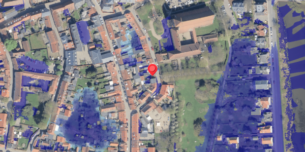 Ekstrem regn på Klostergade 26, 6760 Ribe