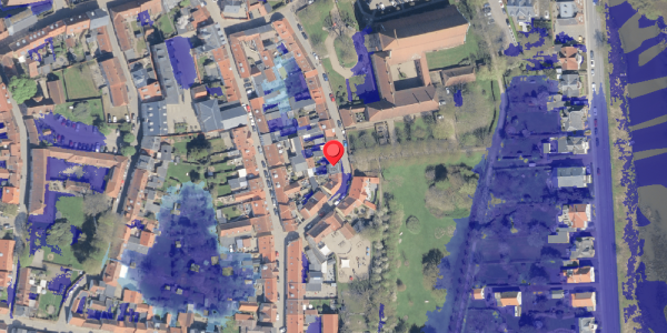 Ekstrem regn på Klostergade 28, 6760 Ribe