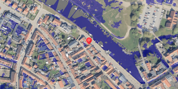 Ekstrem regn på Skibbroen 21, 6760 Ribe
