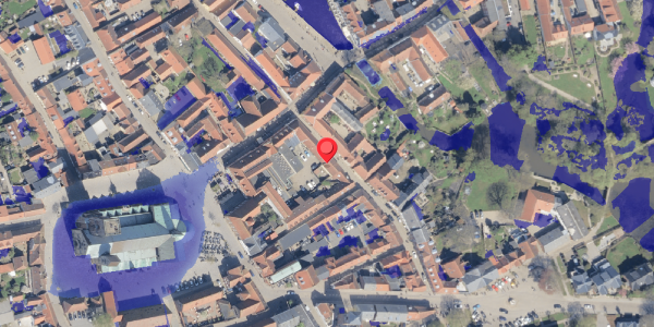 Ekstrem regn på Sortebrødregade 4, 6760 Ribe