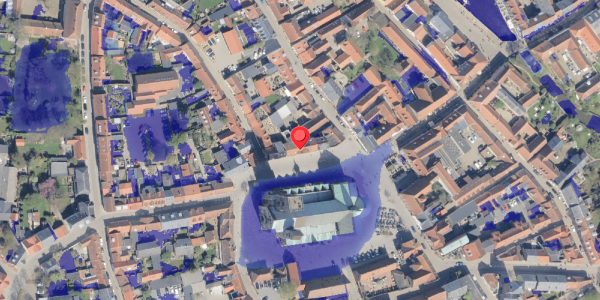Ekstrem regn på Torvet 12, 6760 Ribe