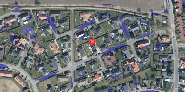 Ekstrem regn på Baslund 113, 6600 Vejen
