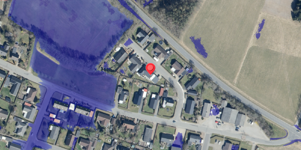 Ekstrem regn på Irisvej 1, 6823 Ansager