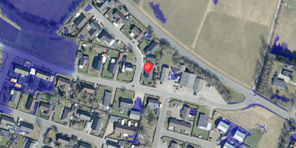 Ekstrem regn på Irisvej 2, 6823 Ansager