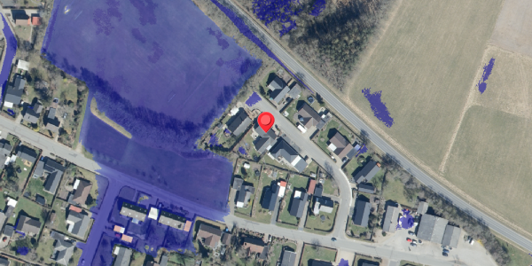 Ekstrem regn på Irisvej 3, 6823 Ansager