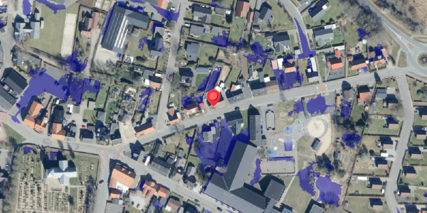 Ekstrem regn på Skolegade 13, 6823 Ansager