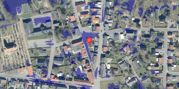 Ekstrem regn på Svinget 8, 6823 Ansager