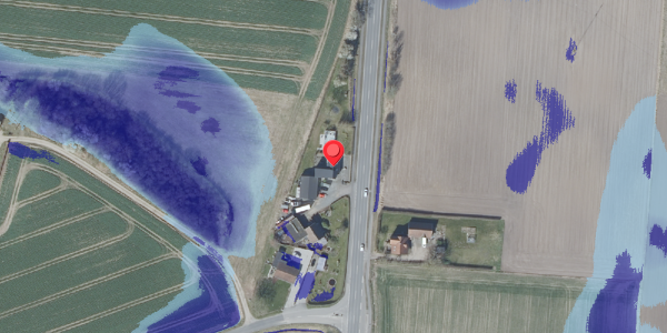 Ekstrem regn på Bjerrevej 246, . , 8781 Stenderup