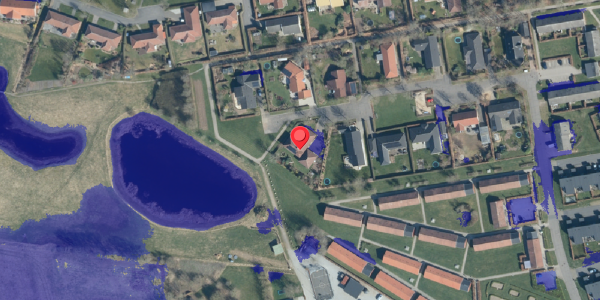 Ekstrem regn på Fårupled 23, 7300 Jelling