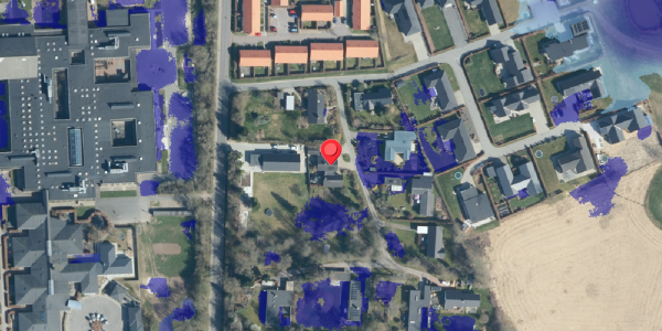 Ekstrem regn på Tornager 4, 7300 Jelling