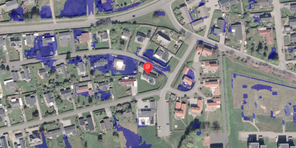 Ekstrem regn på Grønnevænget 1, 7130 Juelsminde