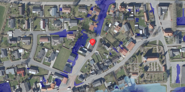 Ekstrem regn på Stationsvej 3, 8781 Stenderup