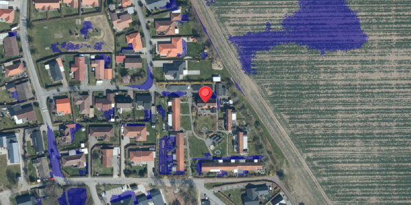 Ekstrem regn på Agerland 1, 6091 Bjert