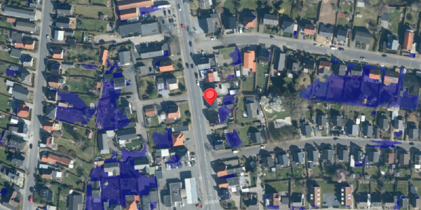 Ekstrem regn på Haderslevvej 129, . , 6000 Kolding