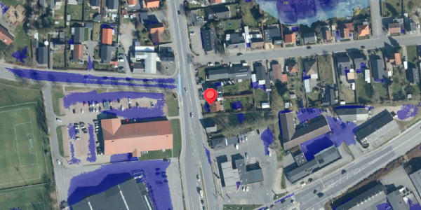 Ekstrem regn på Haderslevvej 185, . , 6000 Kolding