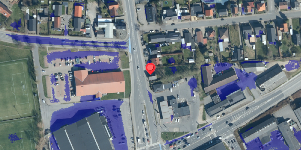 Ekstrem regn på Haderslevvej 187, . , 6000 Kolding
