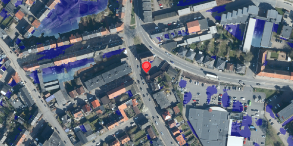 Ekstrem regn på Kongebrogade 39A, 6000 Kolding