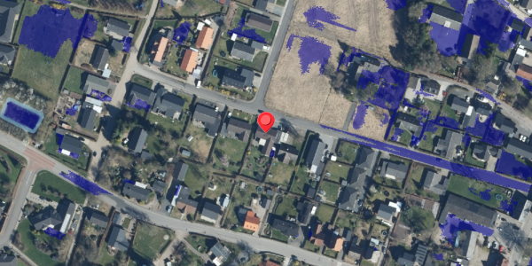 Ekstrem regn på Vestergade 13, 7171 Uldum