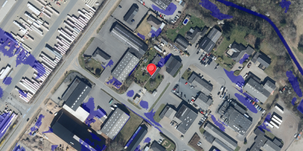 Ekstrem regn på Fabriksvej 1, 6580 Vamdrup