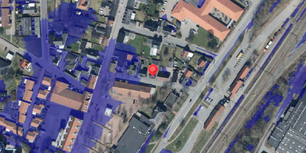 Ekstrem regn på Fredensgade 6, 6580 Vamdrup