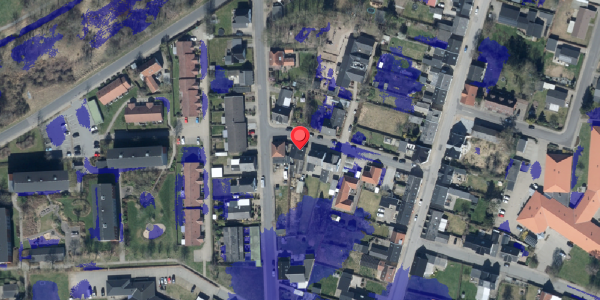Ekstrem regn på Mindegade 5, 6580 Vamdrup