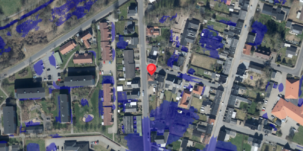 Ekstrem regn på Mindegade 7, 6580 Vamdrup