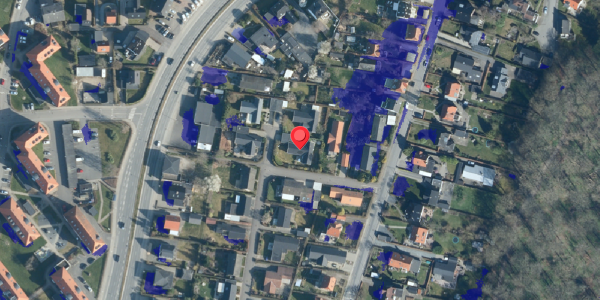 Ekstrem regn på Løgitmark 4, 7100 Vejle