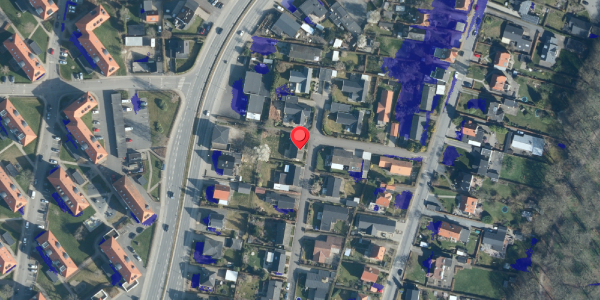 Ekstrem regn på Løgitmark 12, 7100 Vejle