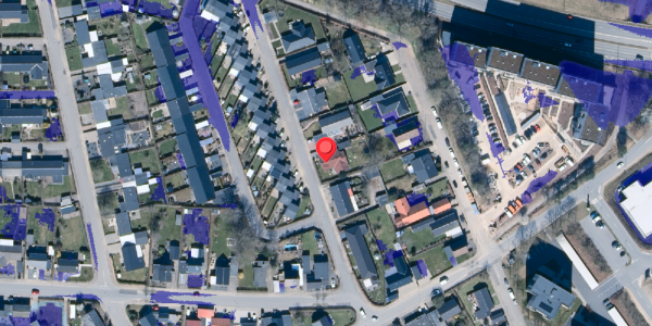 Ekstrem regn på Thujavej 8, . , 7400 Herning