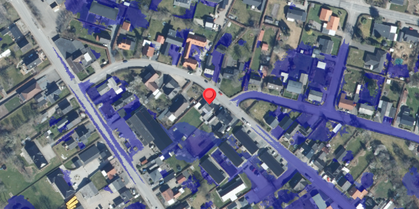 Ekstrem regn på Dahlsvej 13, 7442 Engesvang
