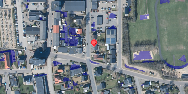 Ekstrem regn på Danmarksgade 13, 7430 Ikast