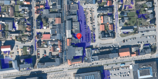 Ekstrem regn på Strøget 8F, 7430 Ikast