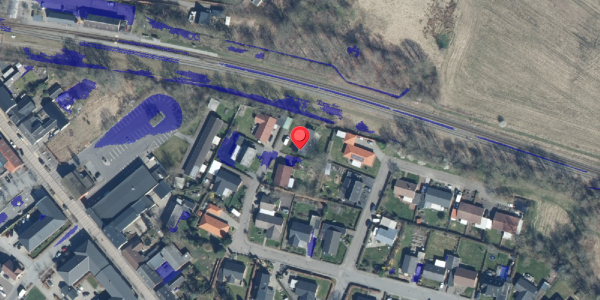 Ekstrem regn på Toften 21, 7441 Bording