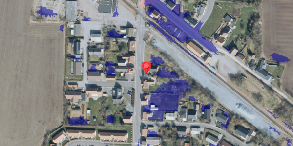 Ekstrem regn på Algade 19, 7620 Lemvig