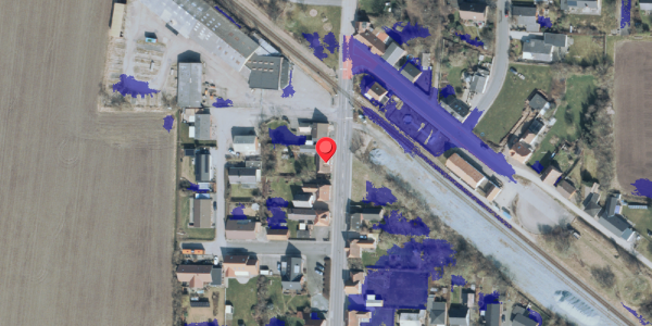 Ekstrem regn på Algade 24, 7620 Lemvig