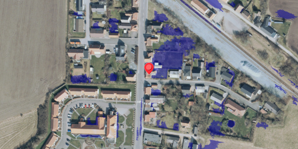 Ekstrem regn på Algade 25, 7620 Lemvig
